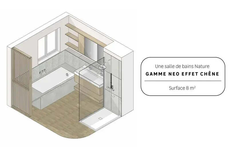 自然风格迷你洗衣间，实现家庭多功能设计-14