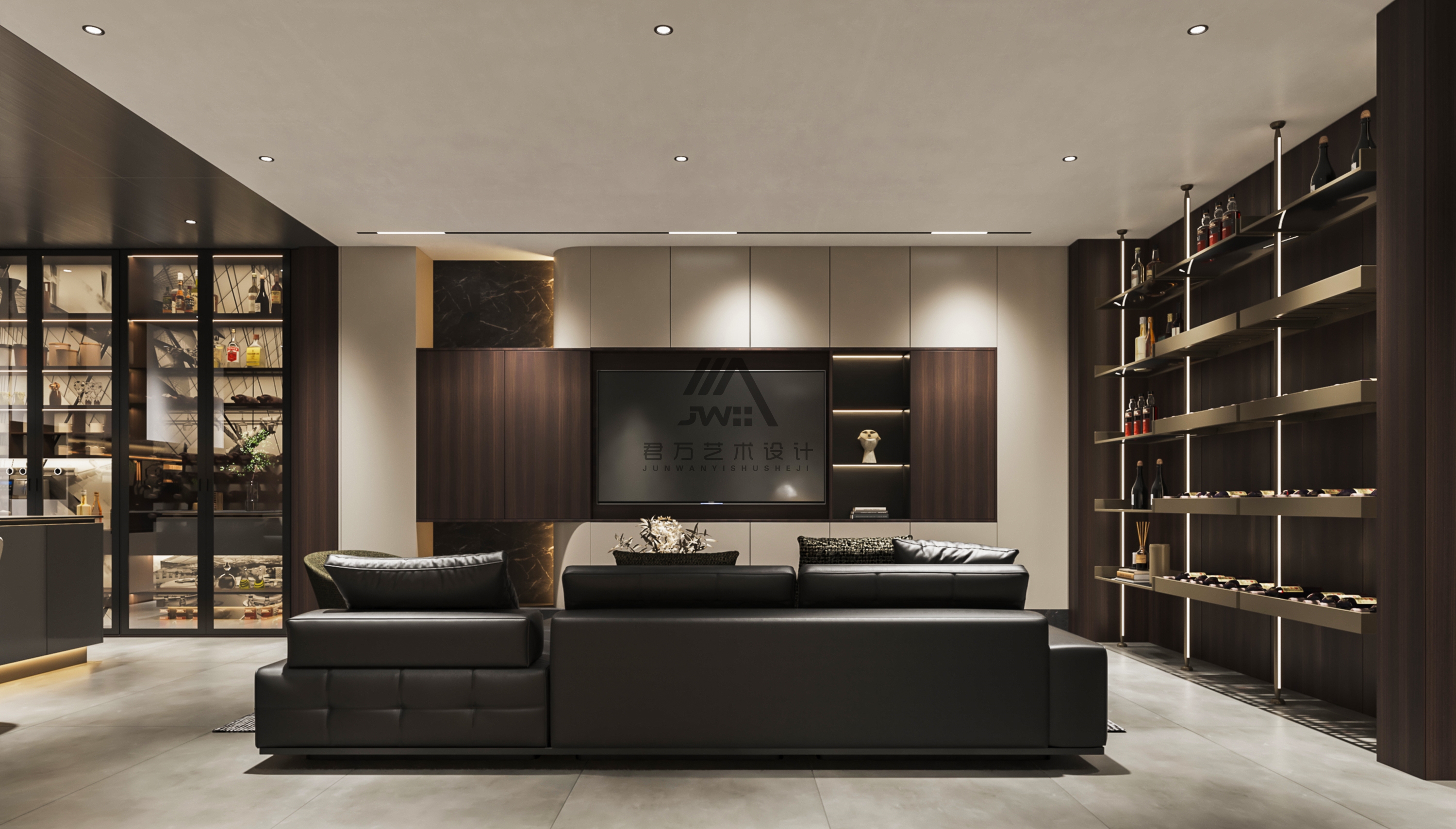 “家庭至上”现代极简丨君 one 设计-9