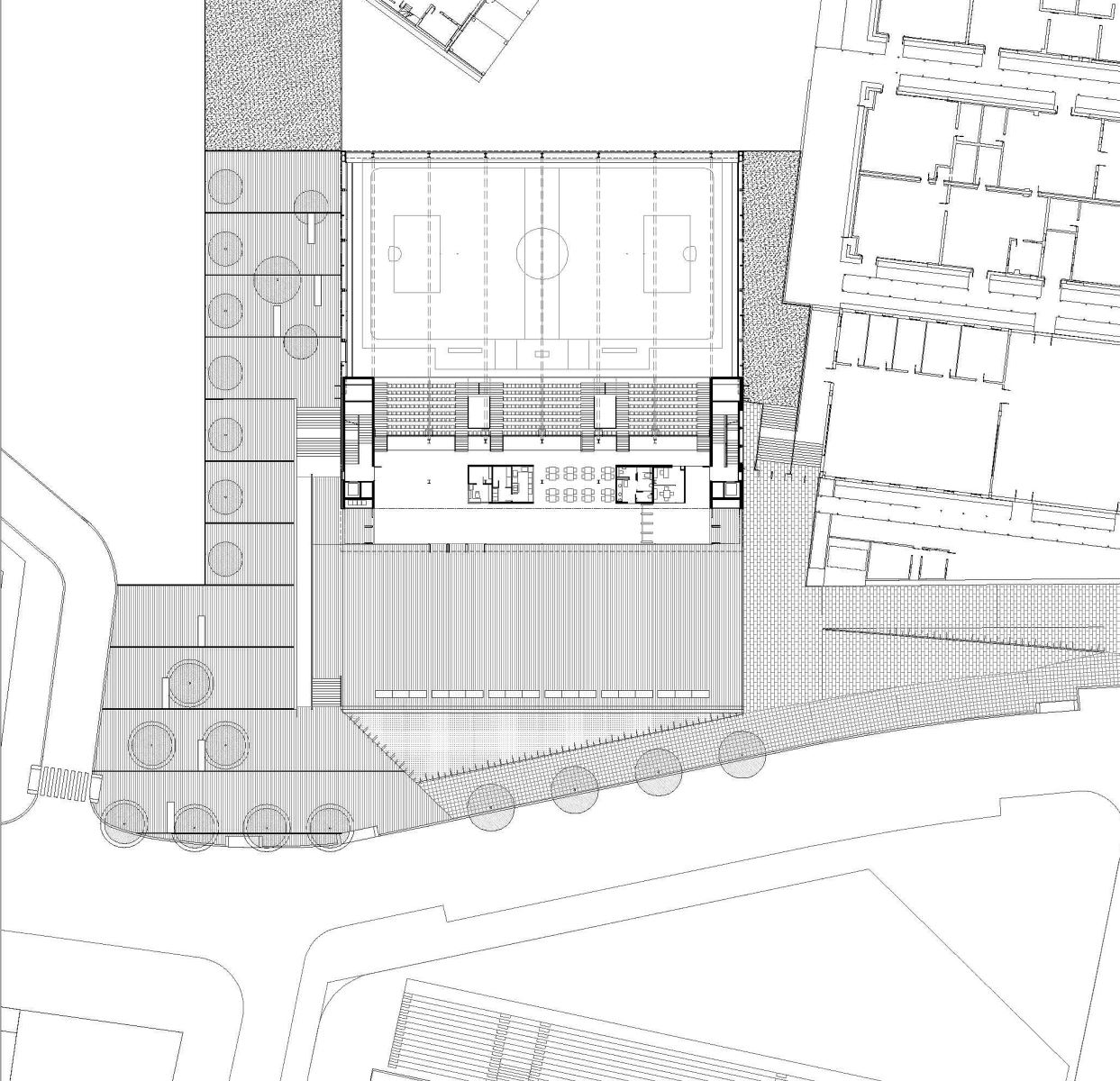 巴塞罗那地下的运动中心-20
