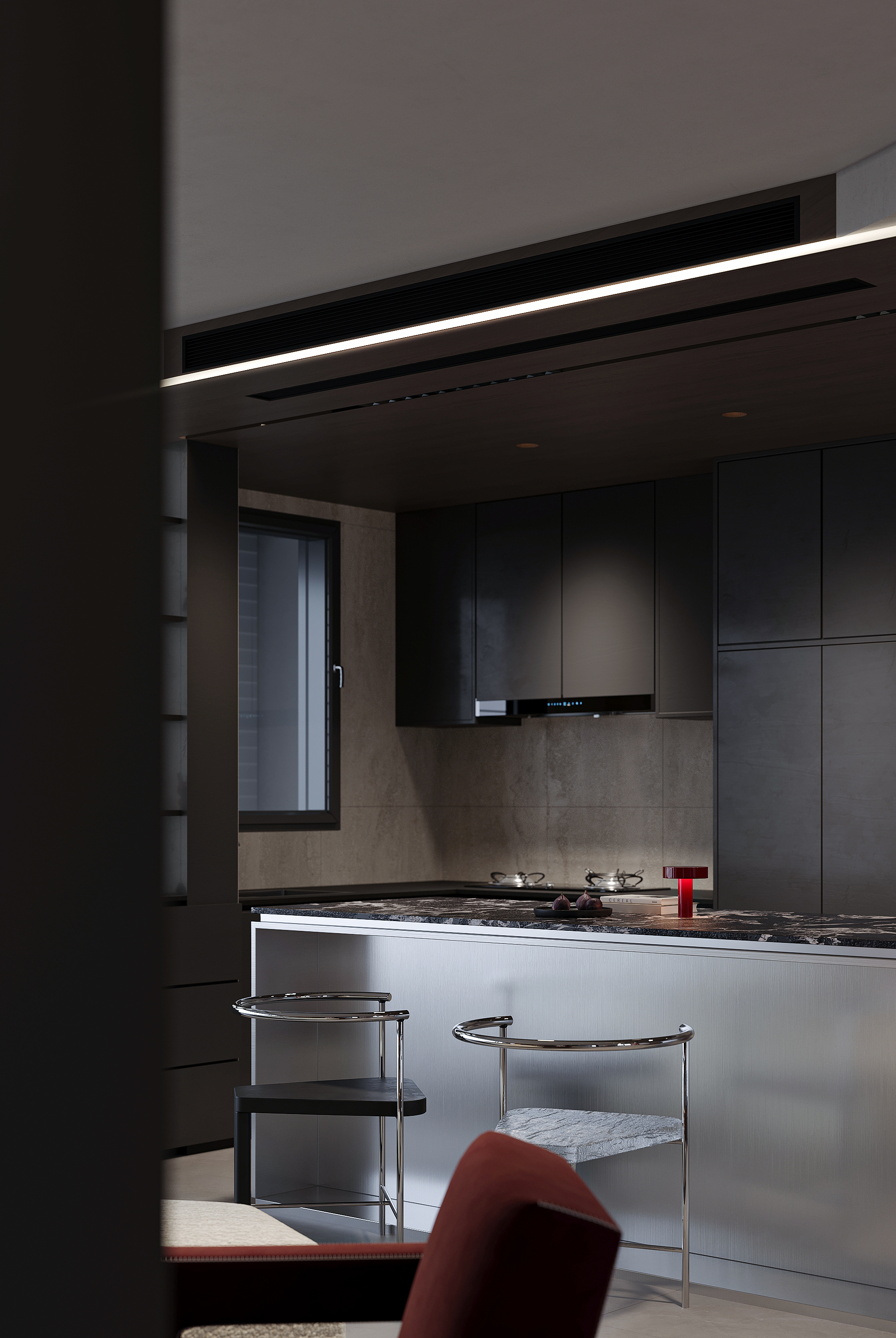 意式极简风室内设计丨金屹效果图团队-2