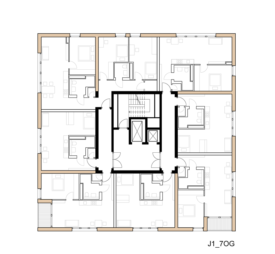 德国最高的木质建筑 | Skaio wooden apartment building-53