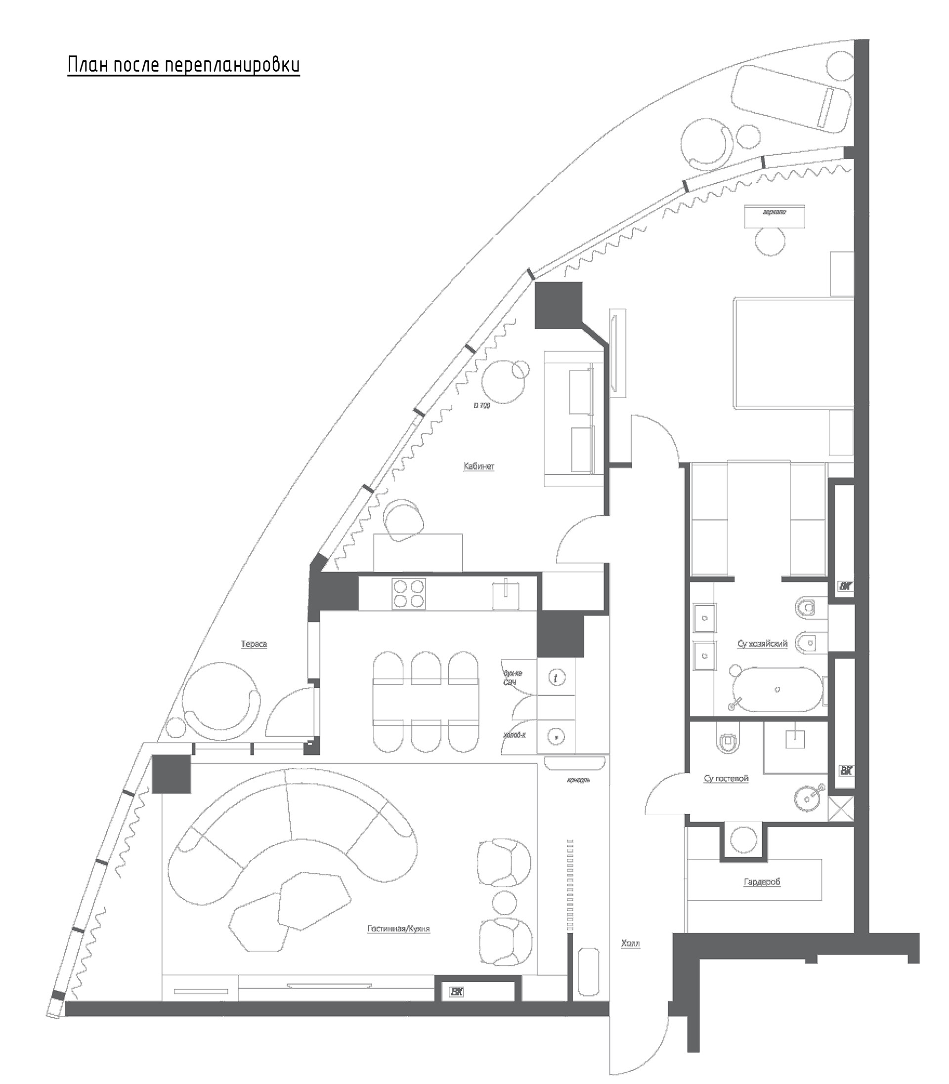 Taryan Towers 公寓概念室内设计丨乌克兰基辅丨Natalia Zelenaya,Alexander Pustotin-16
