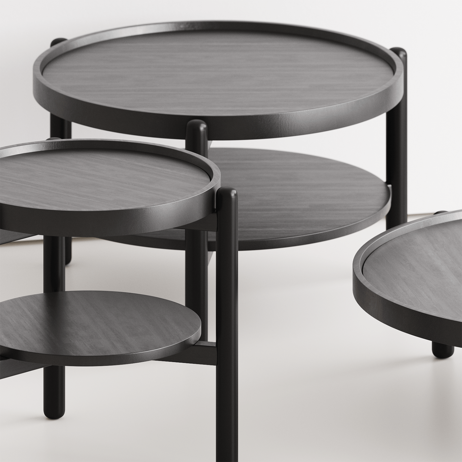 3D 模型  桌子套装-6