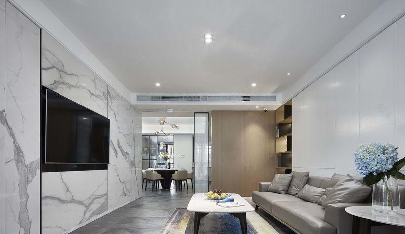 深圳市政大院现代简约私宅 | 灰色、白色与木色的极简艺术-10