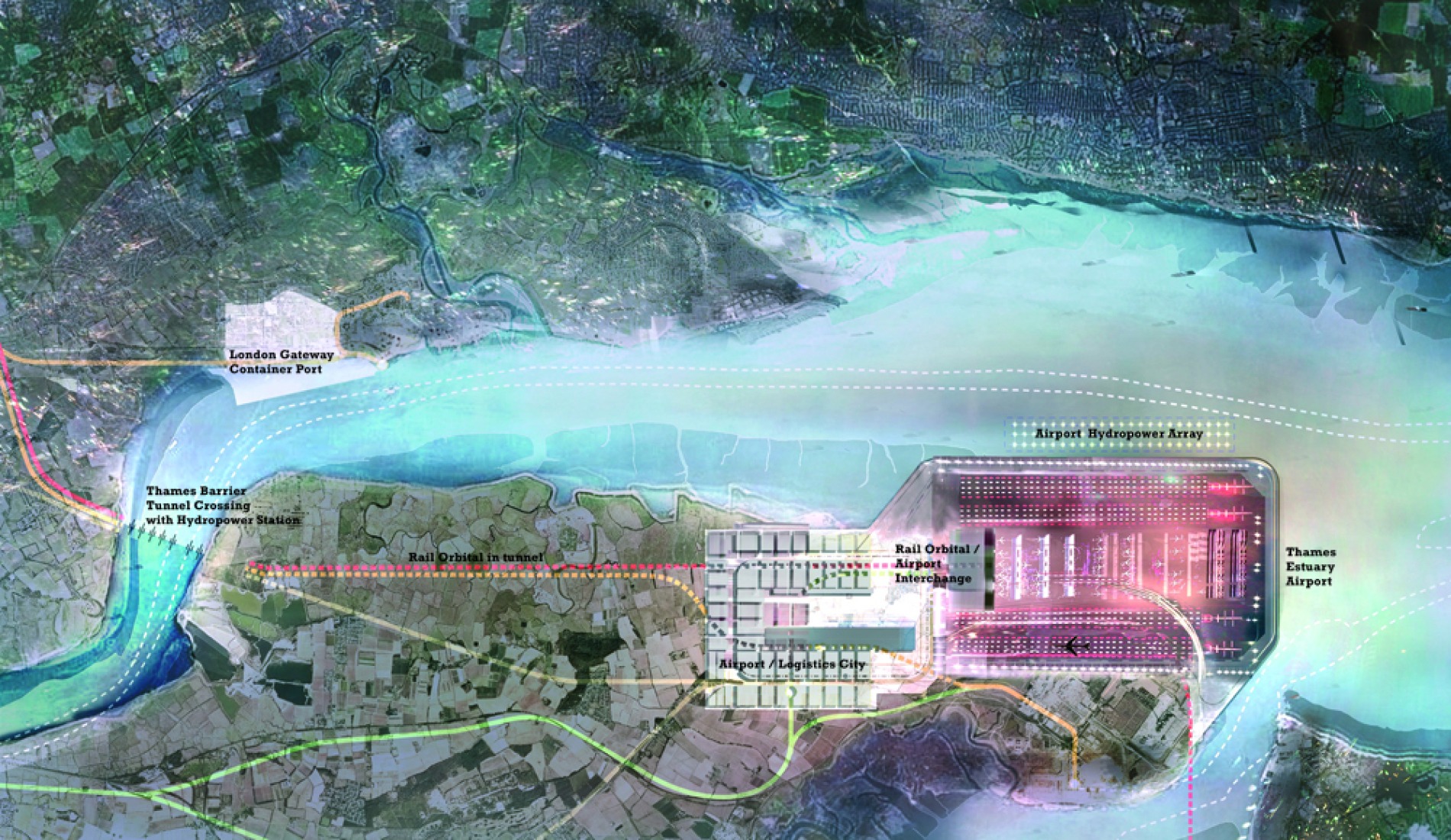 Thames Hub机场及交通枢纽方案丨英国丨福斯特建筑事务所（Foster + Partners）-4