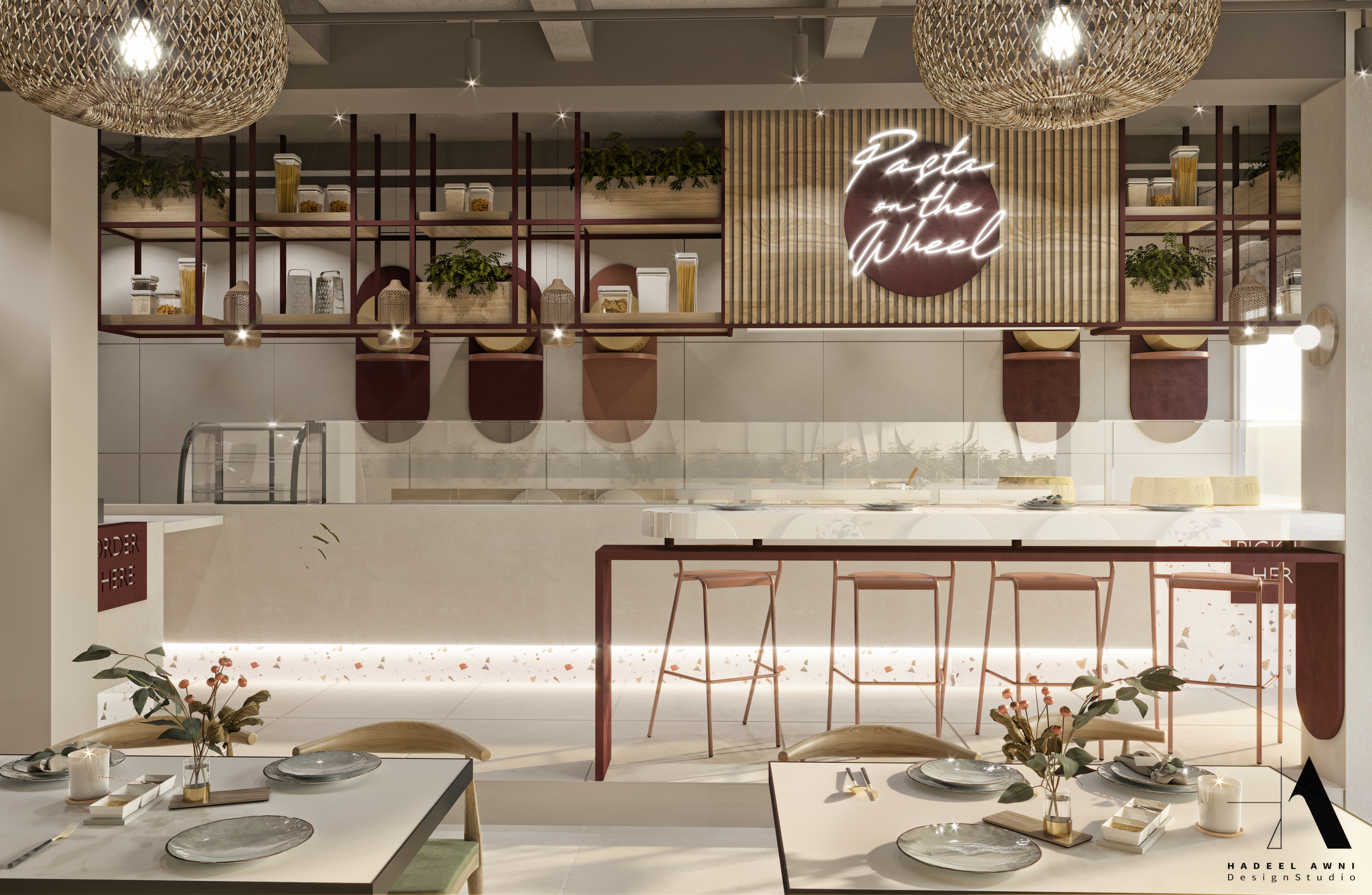 Pasta On The Wheel 餐厅丨约旦安曼-5