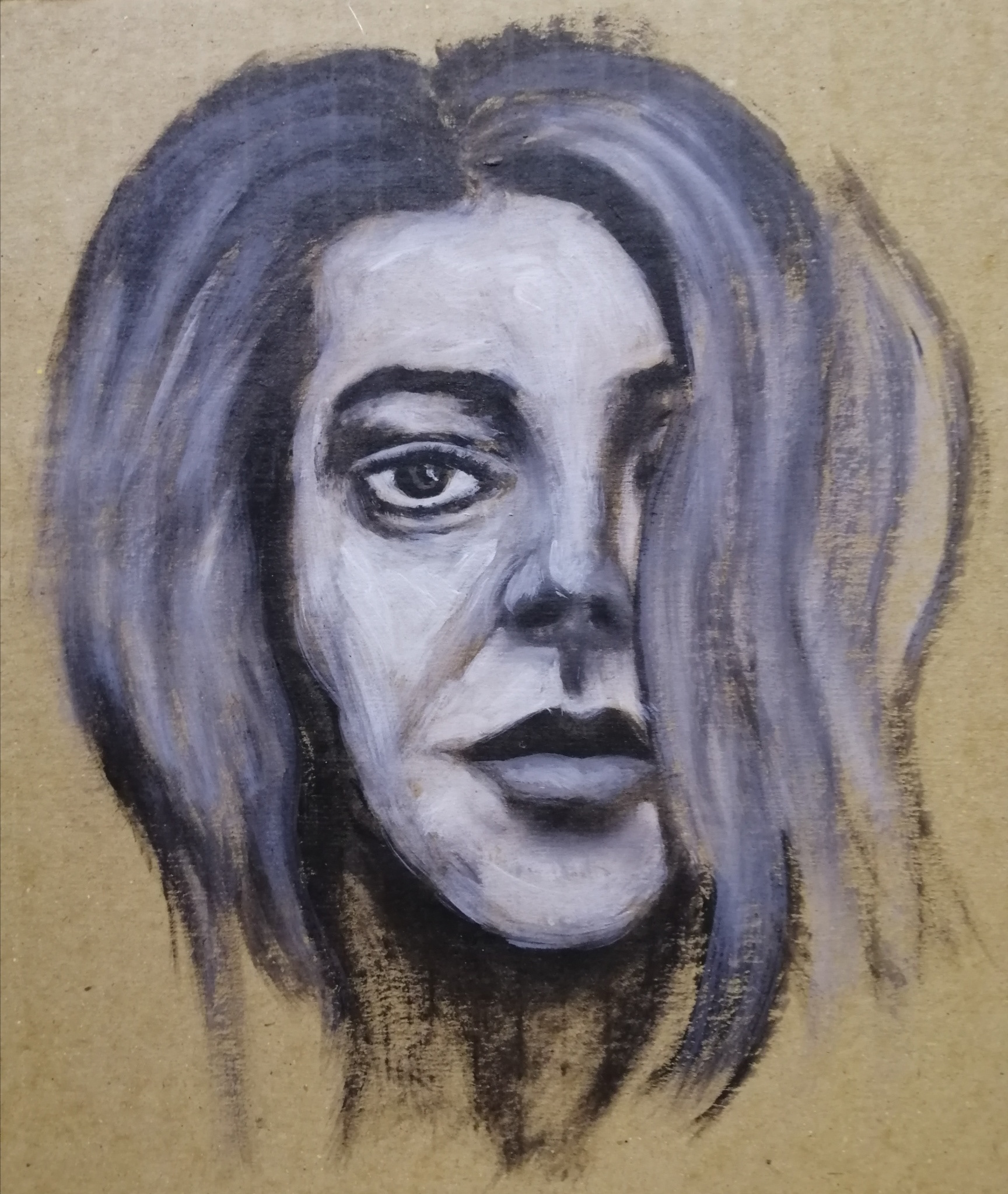 女士肖像素描画廊-18