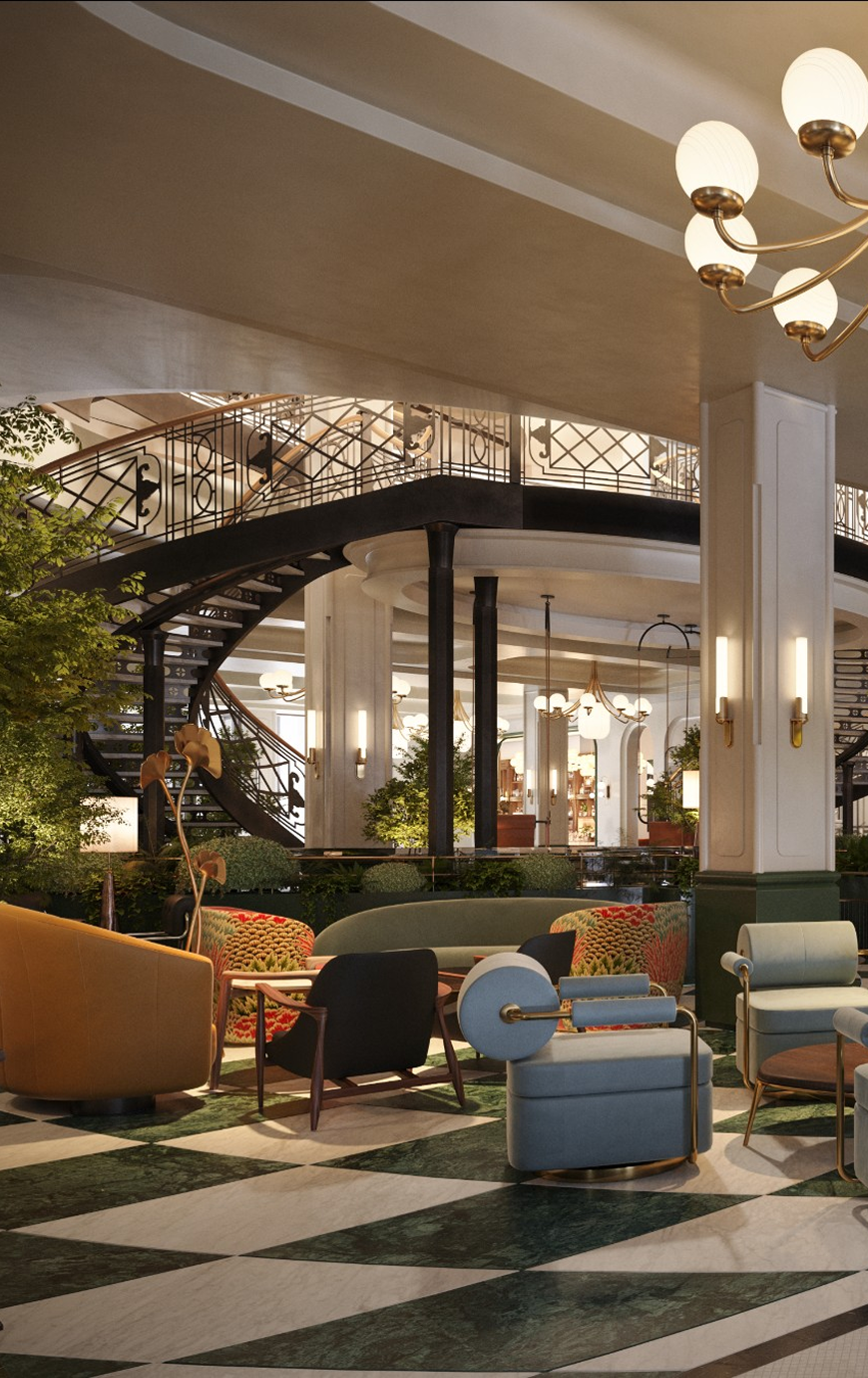 怀特利丨英国伦敦丨建筑改造Foster + Partners,室内设计AvroKO-8