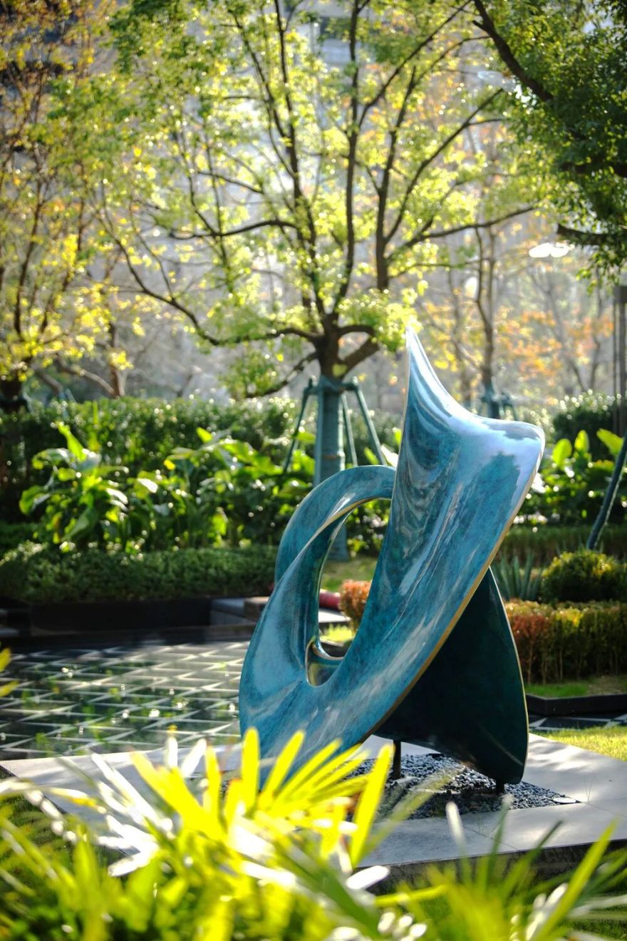 宁波新希望堇麟上府云汀大区|雕塑软装设计|尚沃出品-36