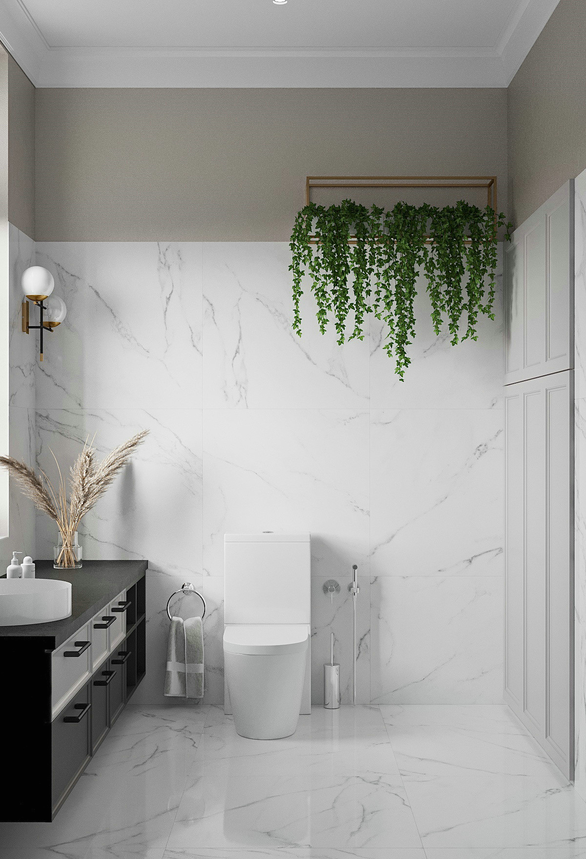 浅色系轻盈优雅的住宅-22