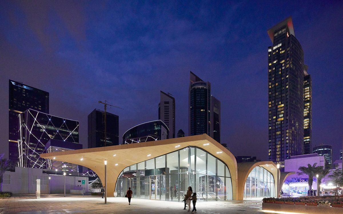 多哈无人驾驶地铁37座车站建设项目丨卡塔尔多哈丨荷兰UNStudio建筑公司,卡塔尔铁路建筑部门-0