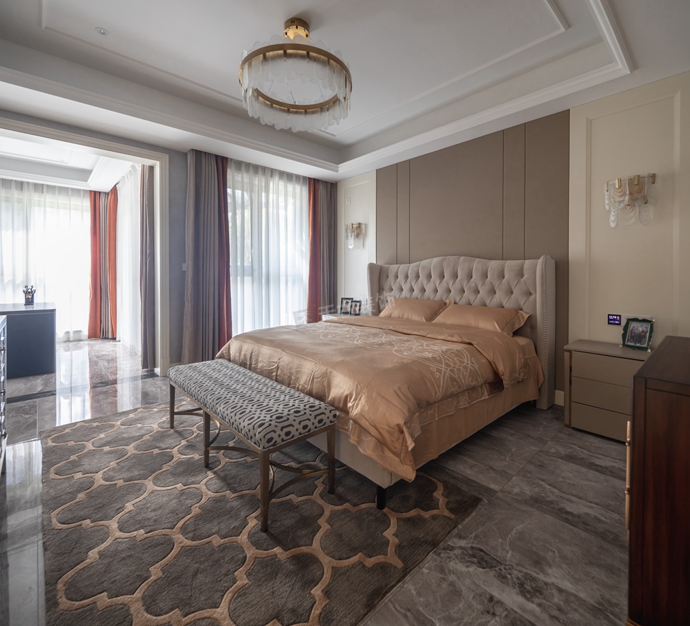 渝北壹江郡欧式轻奢大平层装修丨中国渝北丨天古设计师黄德华和李润强-12