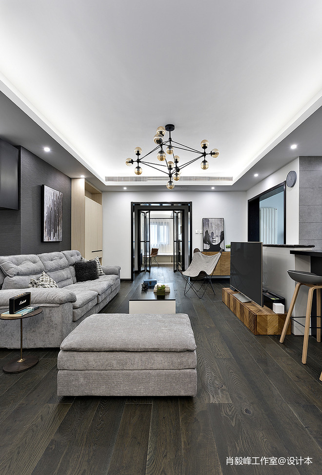 四居及以上170平米装修案例-17