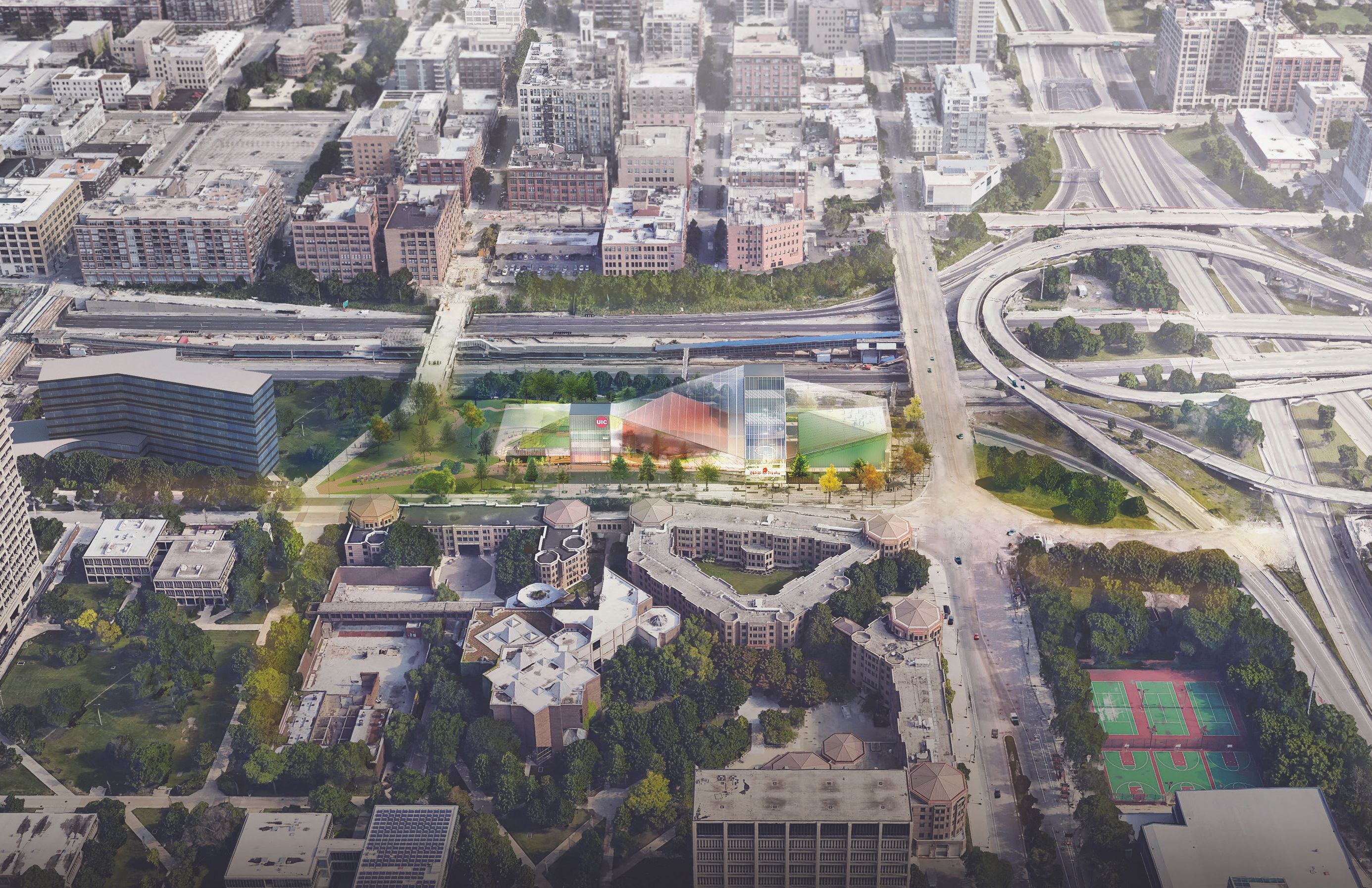 芝加哥 UIC 艺术中心-1