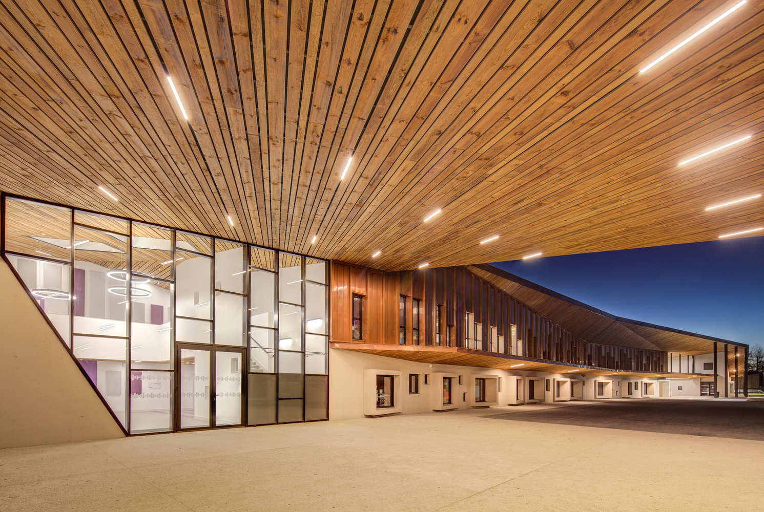 法国北佩利克学校 · 融入环境的创意建筑-14