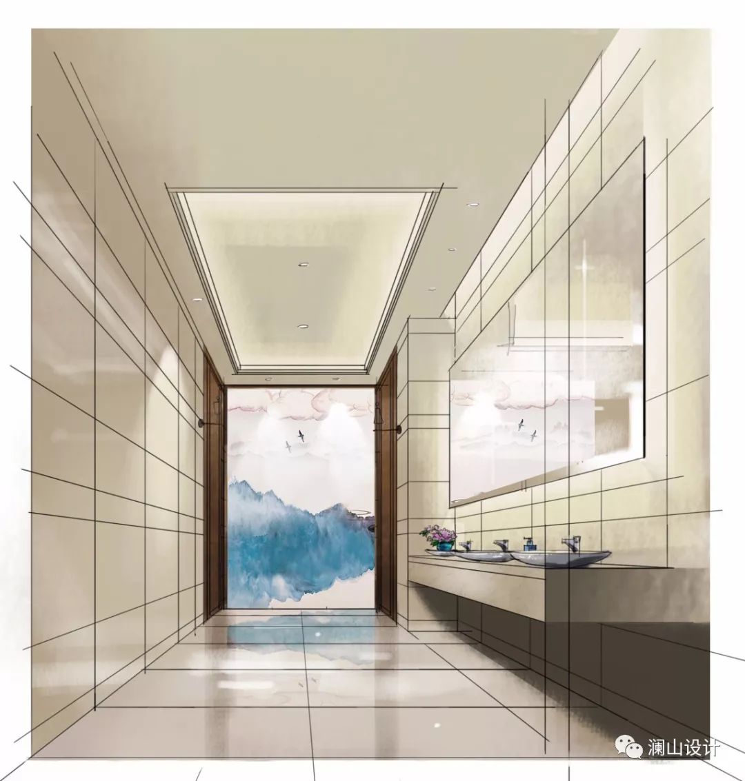 澜山设计 | 泉会所,古雅大方的中式空间-55