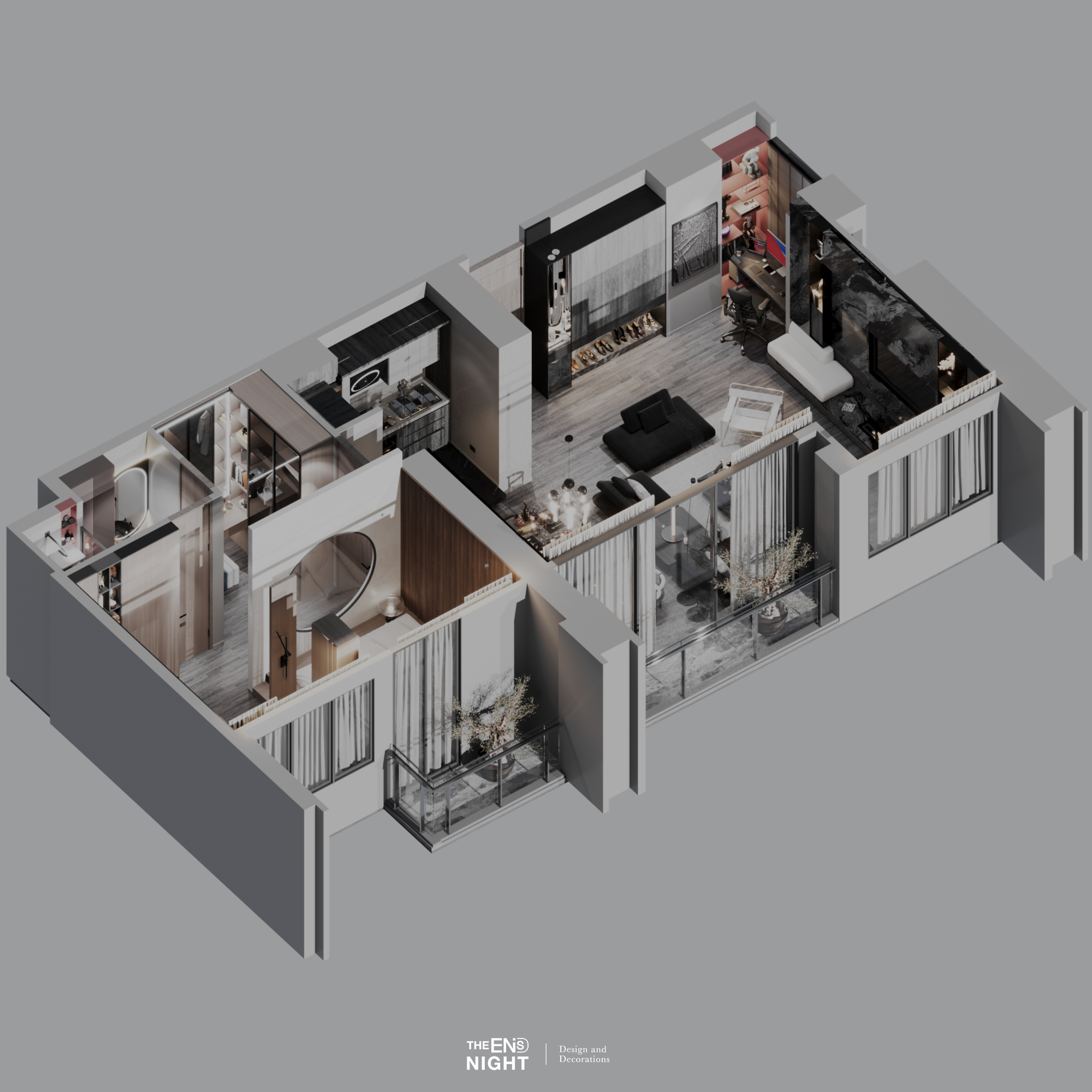 暹罗拉差贴威地址

注：RATCHATHEWI一般指曼谷的拉差贴威区，SIAM常见为暹罗，这里结合语境推测可能是关于暹罗拉差贴威区的某个地址表述，但整体THE ADDRESS因为缺乏更多信息，不太能明确其具体所指，这里暂按字面地址翻译 丨泰国曼谷丨THE END IS NIGHT Studio-12