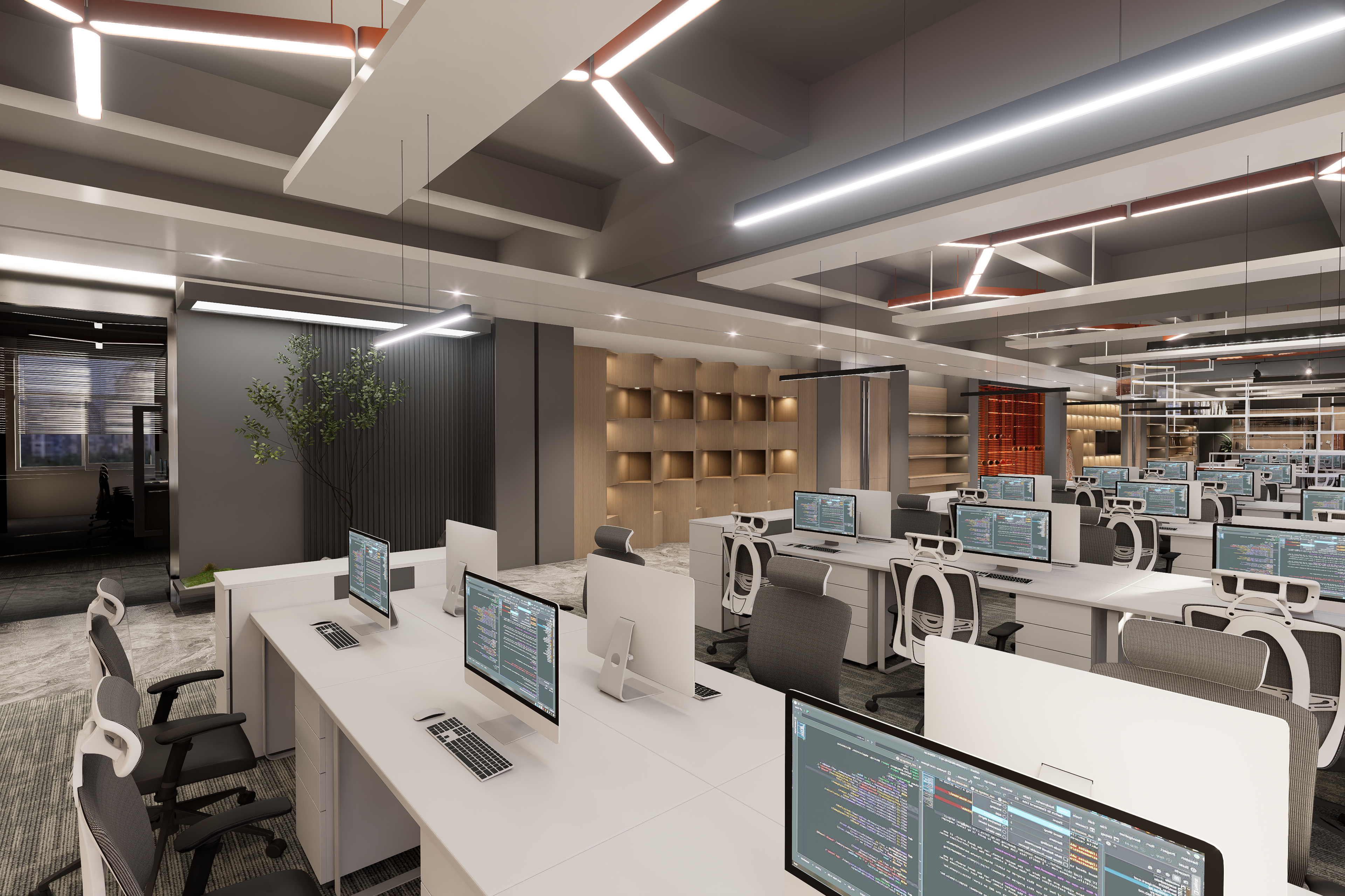 890平方米电商办公室设计-13