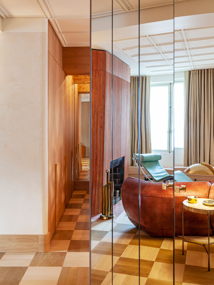 复古公寓设计 | 艺术、设计与材料的有机结合-33