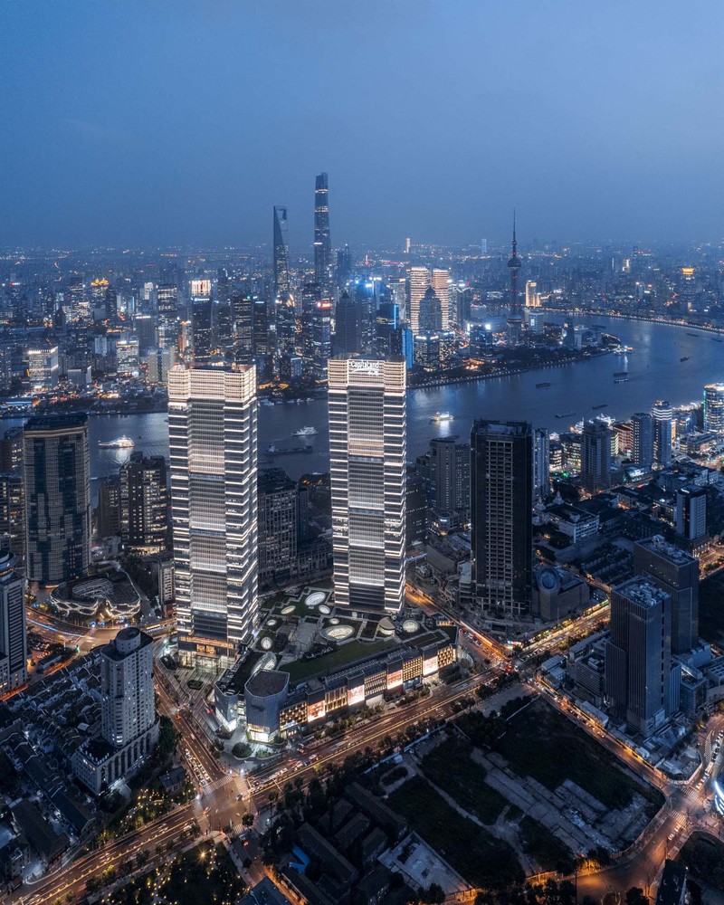 Raffles City The Bund 办公建筑设计丨中国上海丨Pelli Clarke & Partners-44