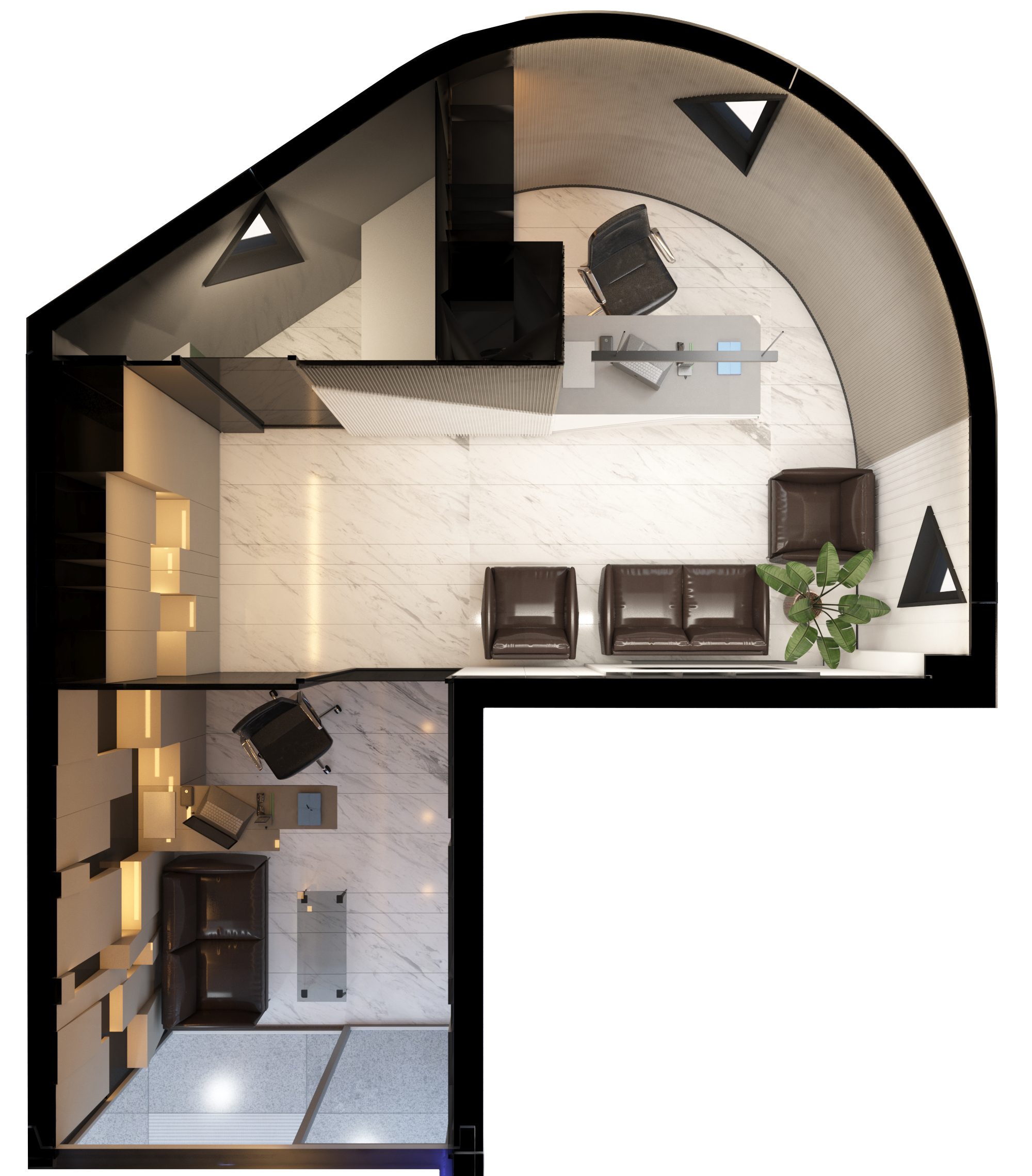 三角形窗户的魅力 · 伊朗 TheShar 商业空间设计丨伊朗德黑兰-43