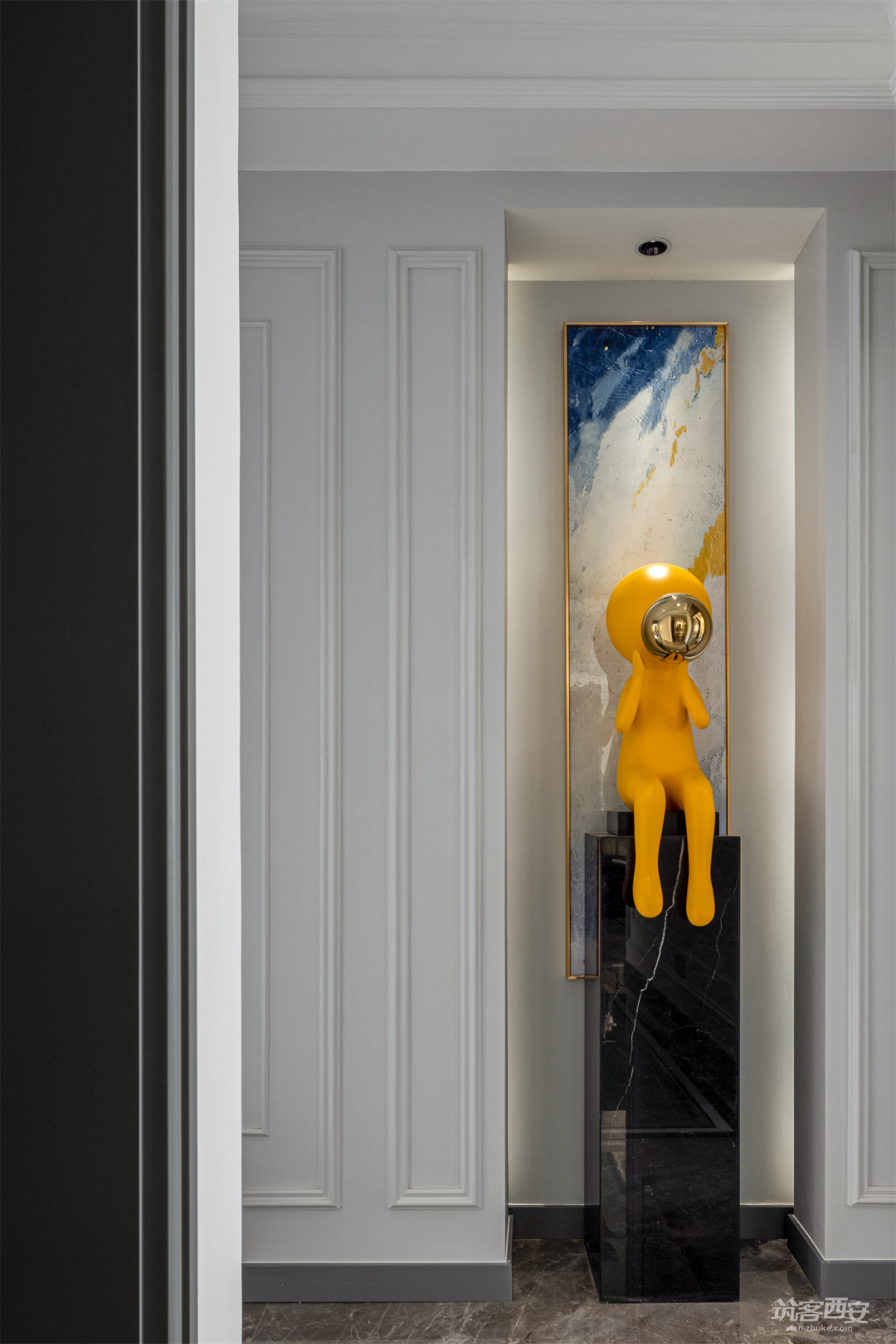 铜川荣耀壹品 · 撞色美式大平层设计丨中国铜川丨力创设计工作室-47