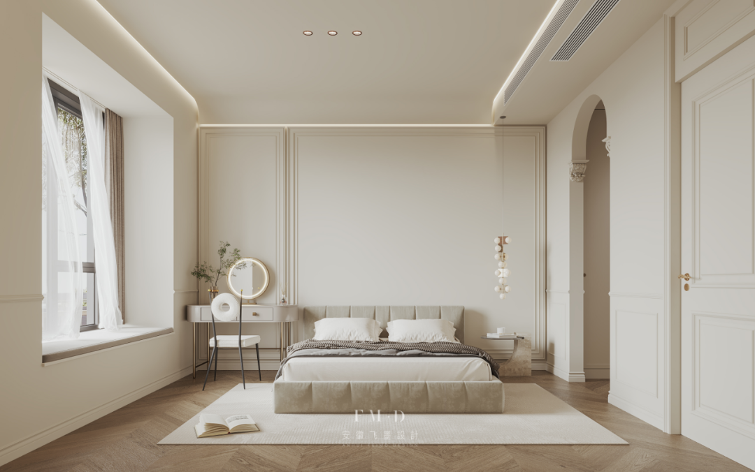 奶油系大平层,温馨家居设计典范丨中国合肥丨飞墨设计组-36