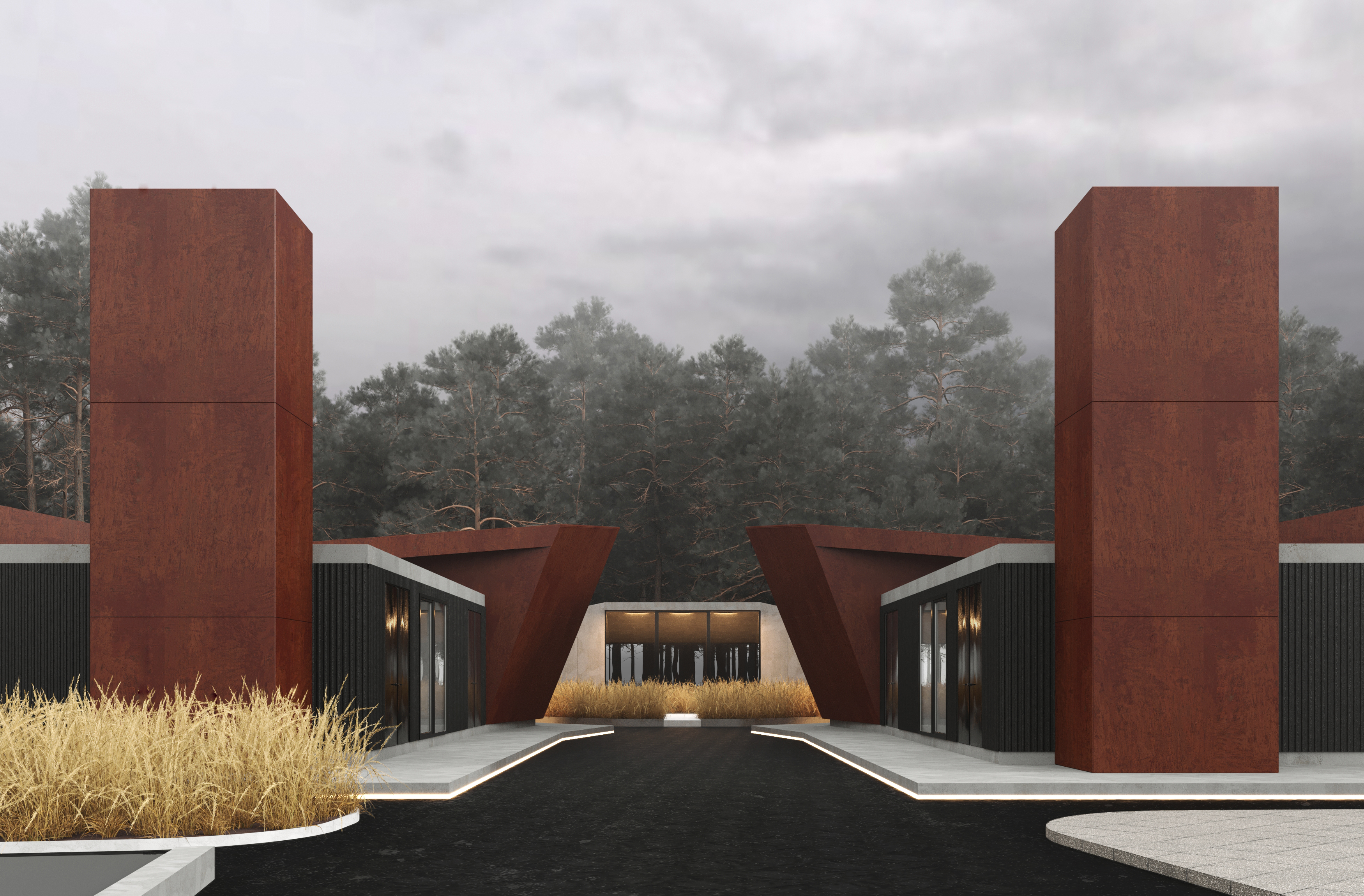 火葬场建筑设计丨乌克兰利沃夫丨Anastasiia Dereshivska-6