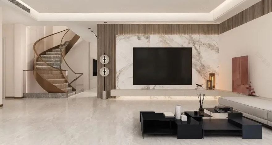 天津吾悦华府 420㎡东方时尚宅院丨中国天津丨末那识设计-18