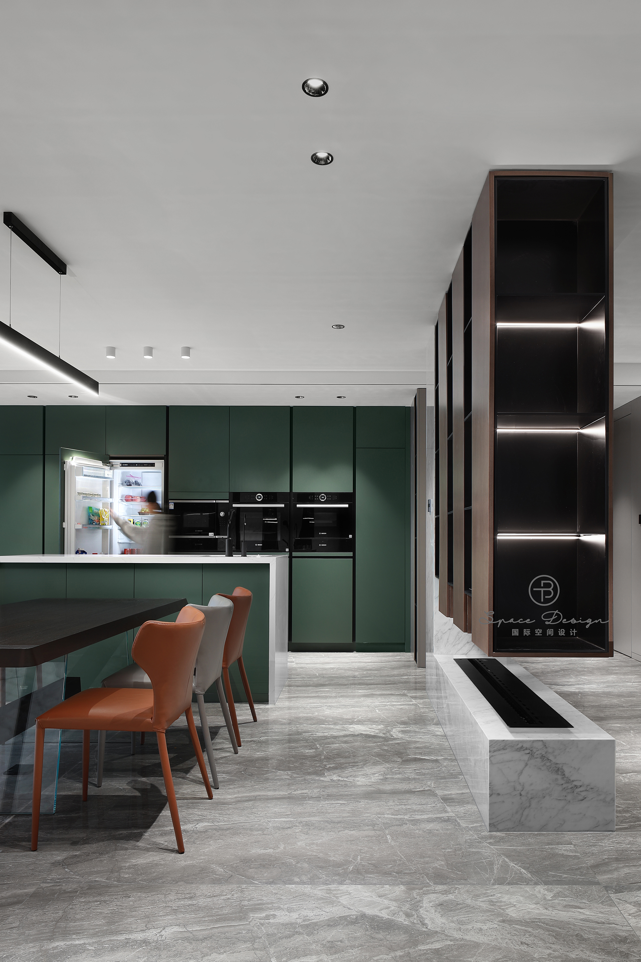 港式时尚舒适住宅丨中国南通丨T·B 国际空间设计-25