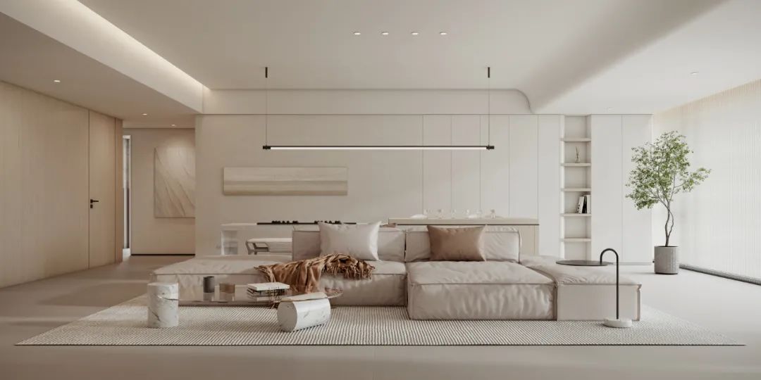 奶油系风格设计,打造舒适温馨之家丨中国长沙丨周笙笙建筑装饰设计-21