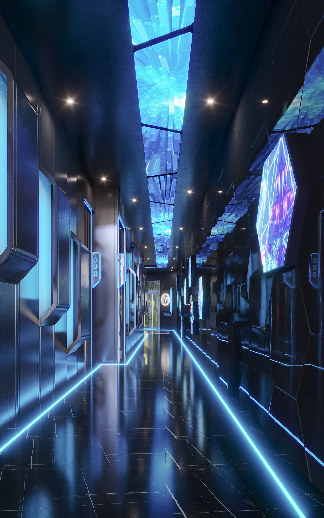 光与色彩的梦幻奢华 · KTV 娱乐空间设计-7