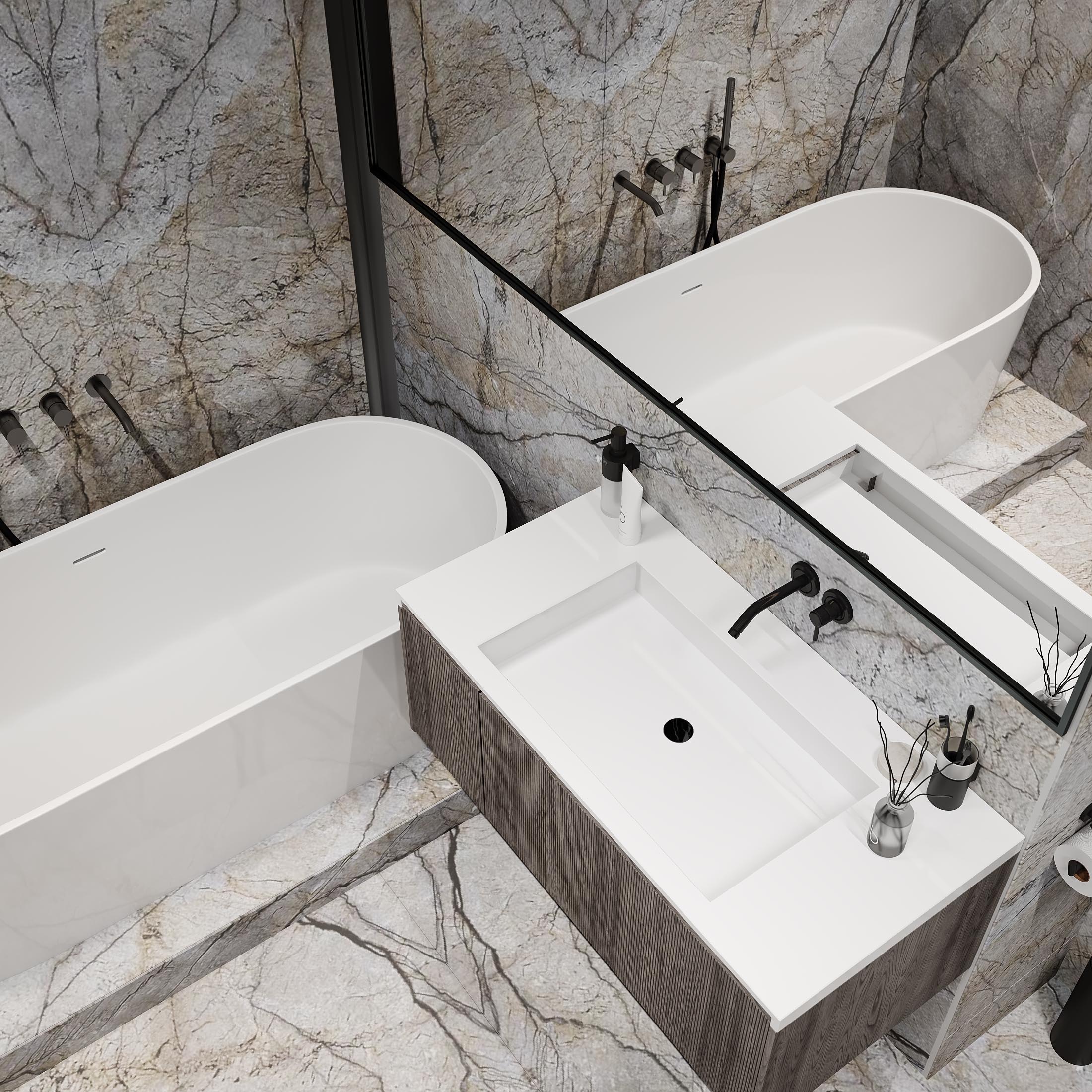 Modern dark apartment-22