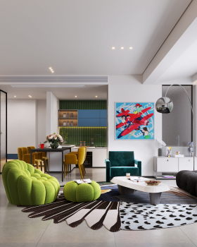 现代简约风平层家装