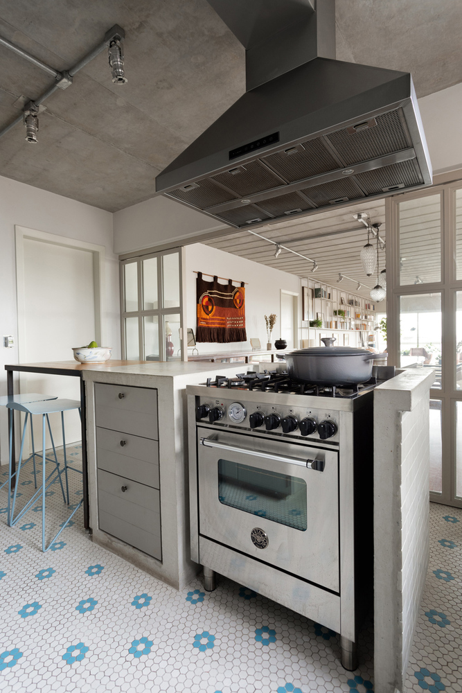 巴西圣保罗乡村风格平层改造-37