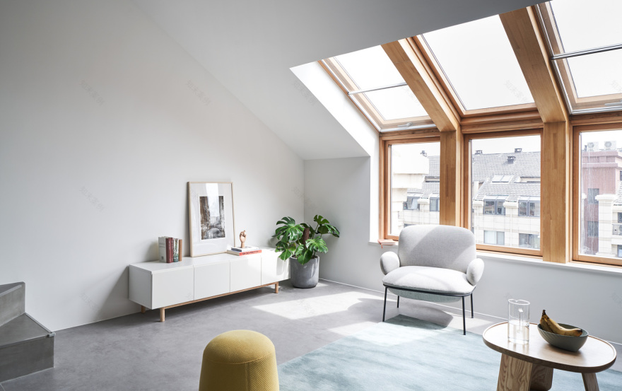 北京 Starburst House 的倾斜天花板挑战-37