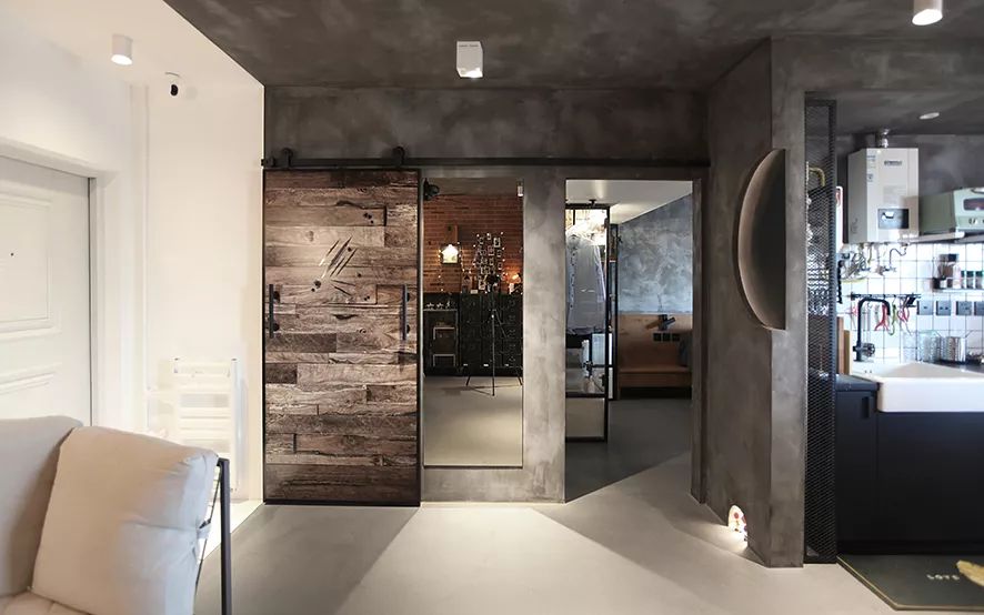 50㎡小户型逆袭，工业风酷炫变装-55