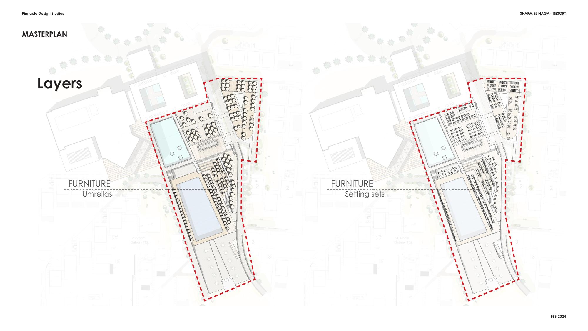 豪华酒店景观概念设计丨埃及丨Pinnacle Design Studio-24