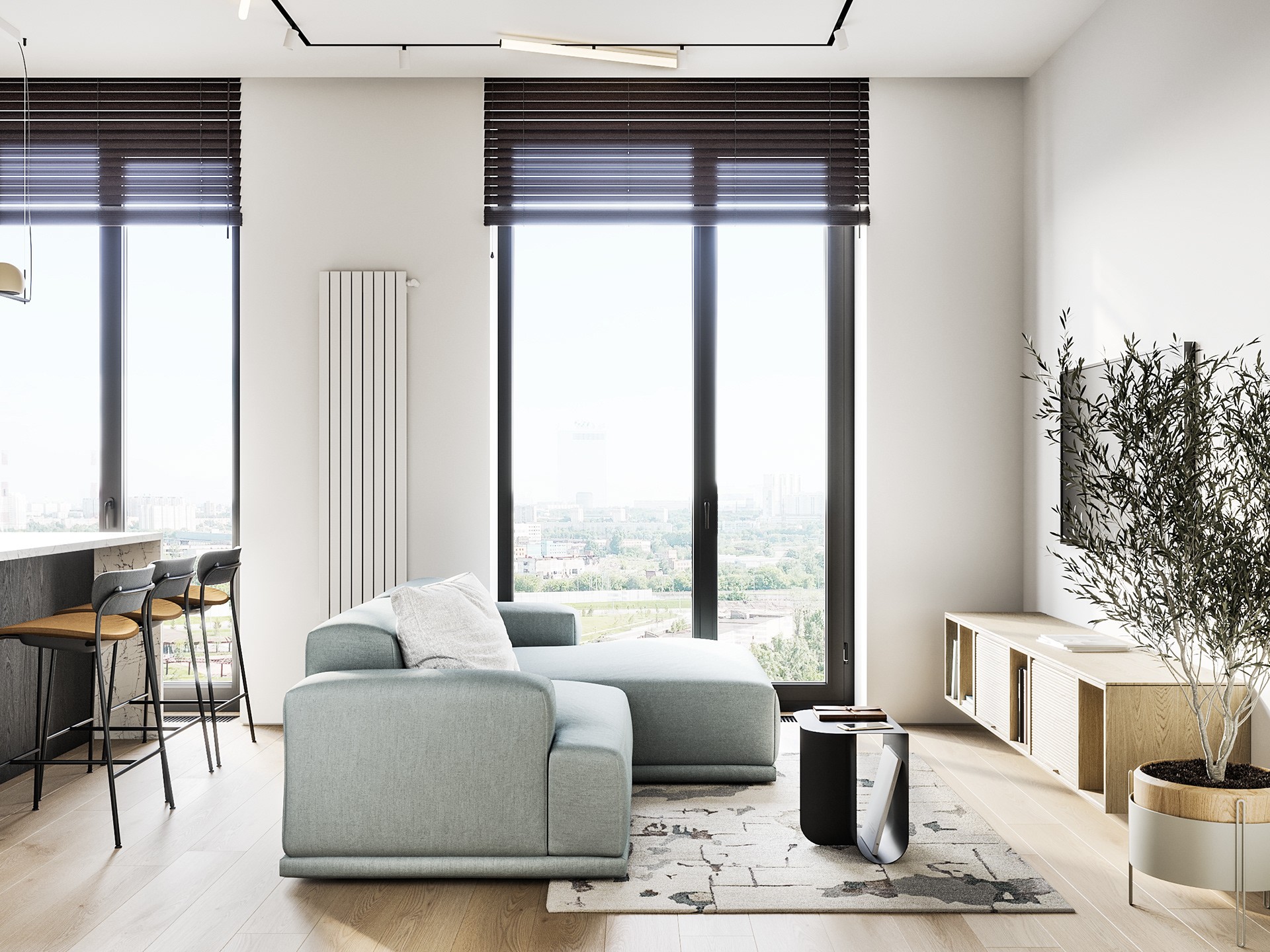 45.9㎡小空间公寓设计 既干净又清爽-4