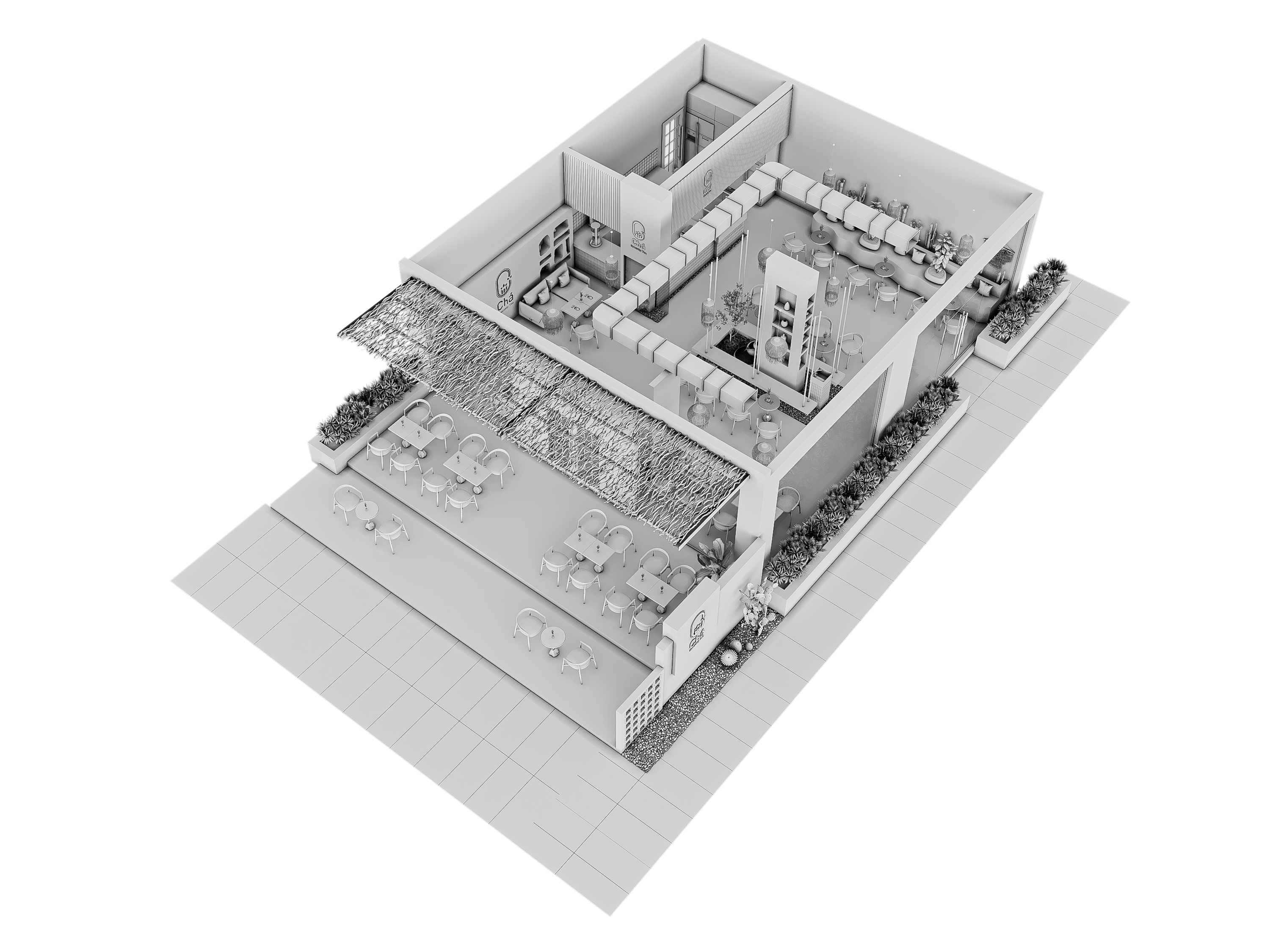 Cha 咖啡馆室内设计丨沙特阿拉伯利雅得丨A10+ studio-10