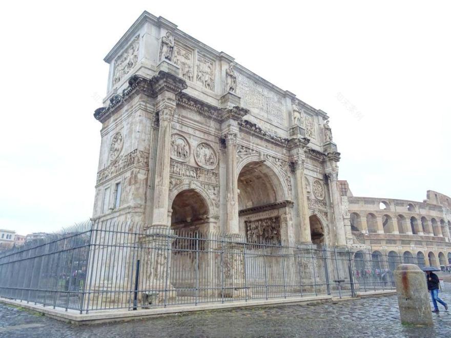 コンスタンティヌスの凱旋門(君士坦丁凯旋门)丨ItalyRoma丨ガイウス・フラウィウス・ウァレリウス・コンスタンティヌス-1