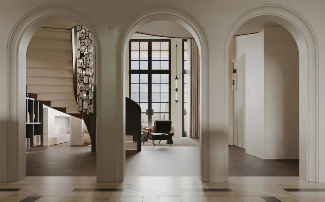 金迪世纪 500㎡复式设计丨HOMBLE 红柏设计-9