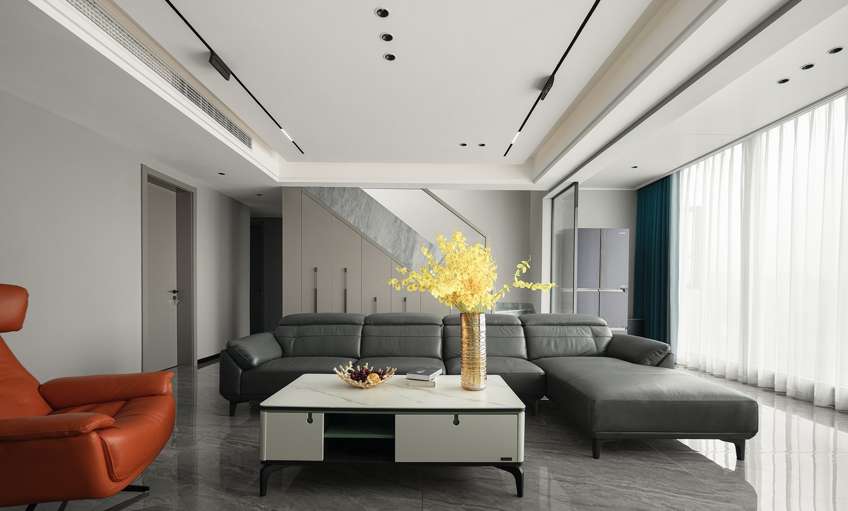 晶科滨江一号居住空间设计丨上饶易墅空间装饰-7