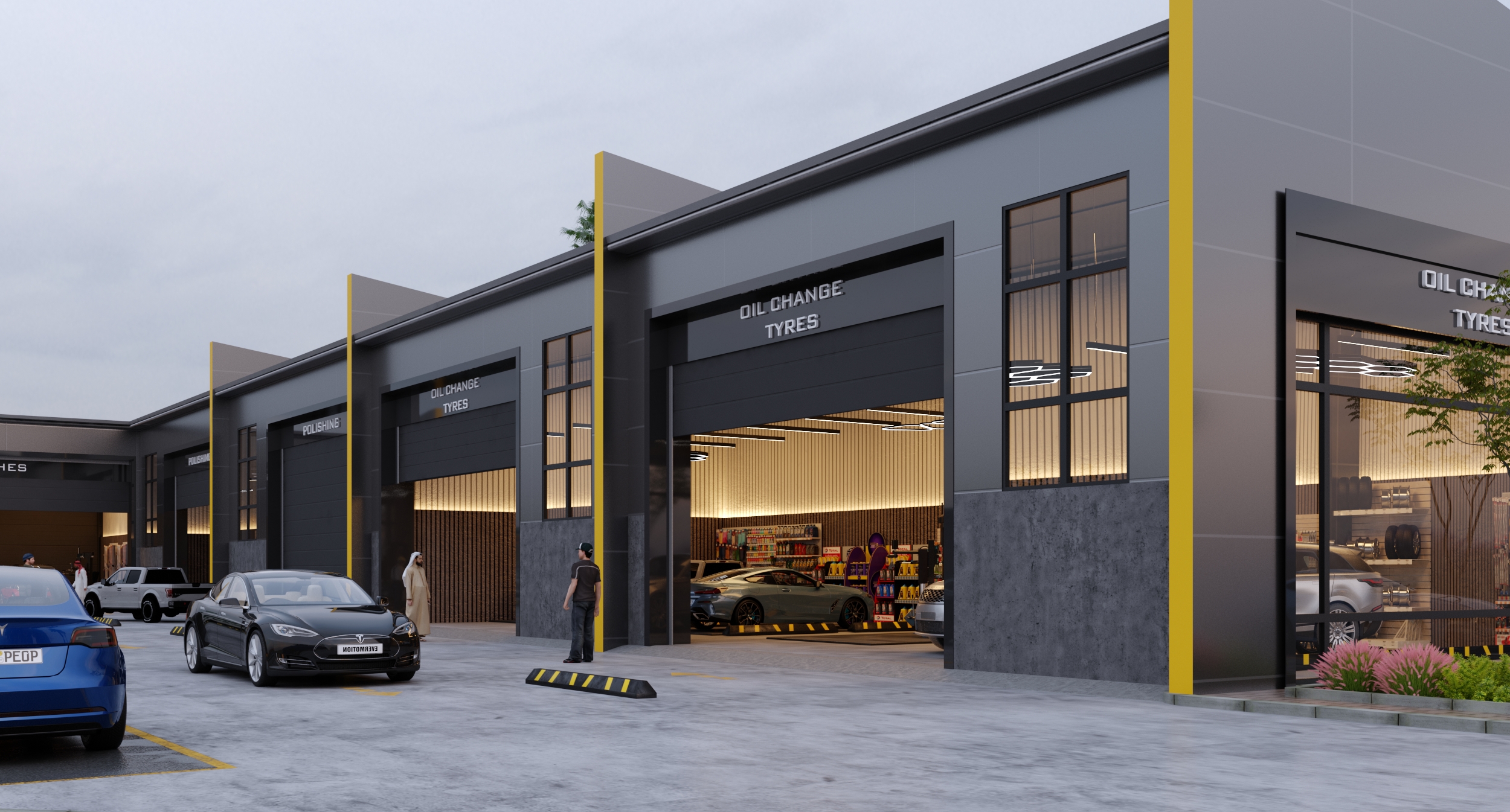 沙特阿拉伯加油站设计与可视化项目-9