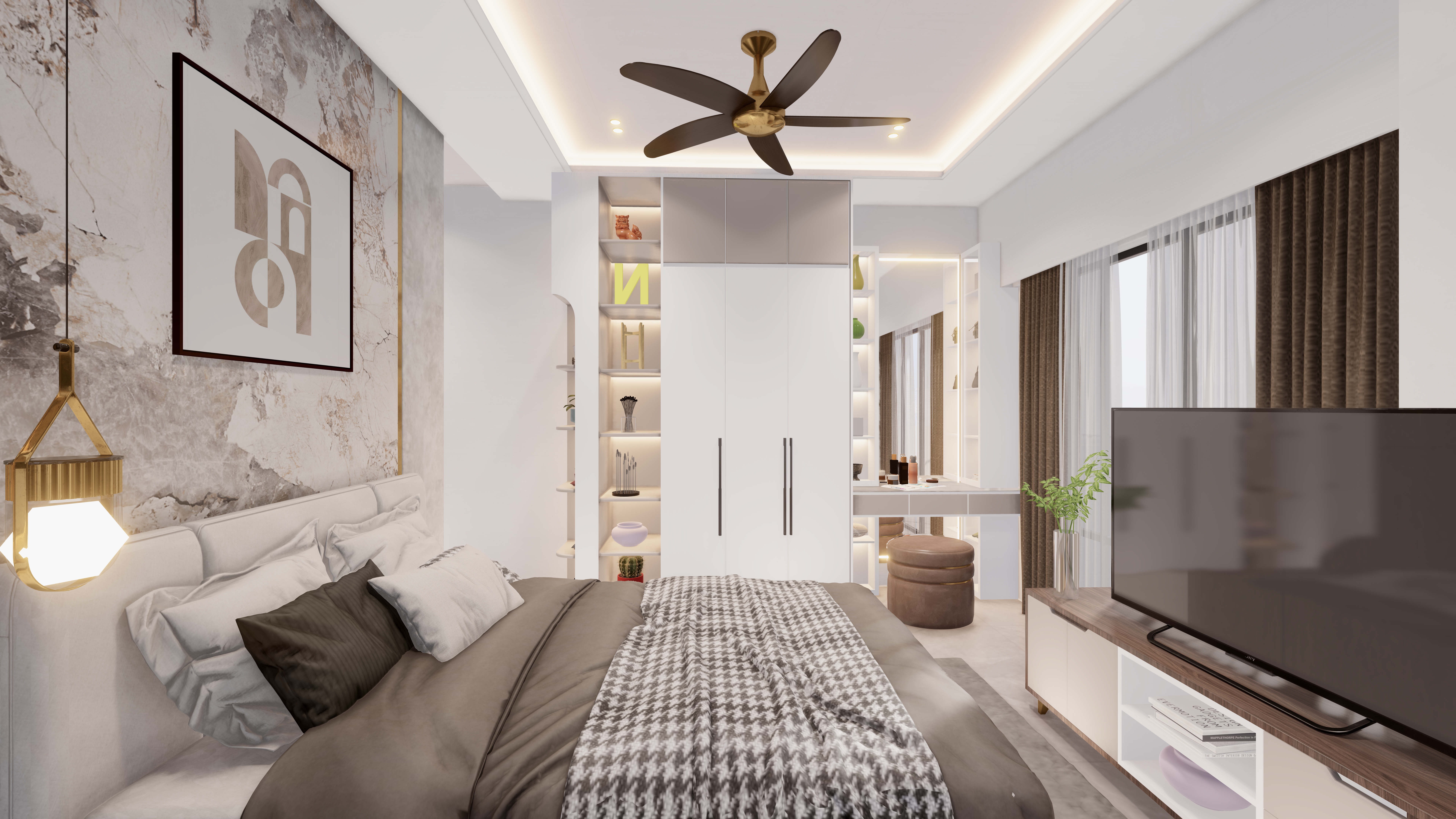 Mr· Forhad的3D室内可视化项目丨孟加拉国-21