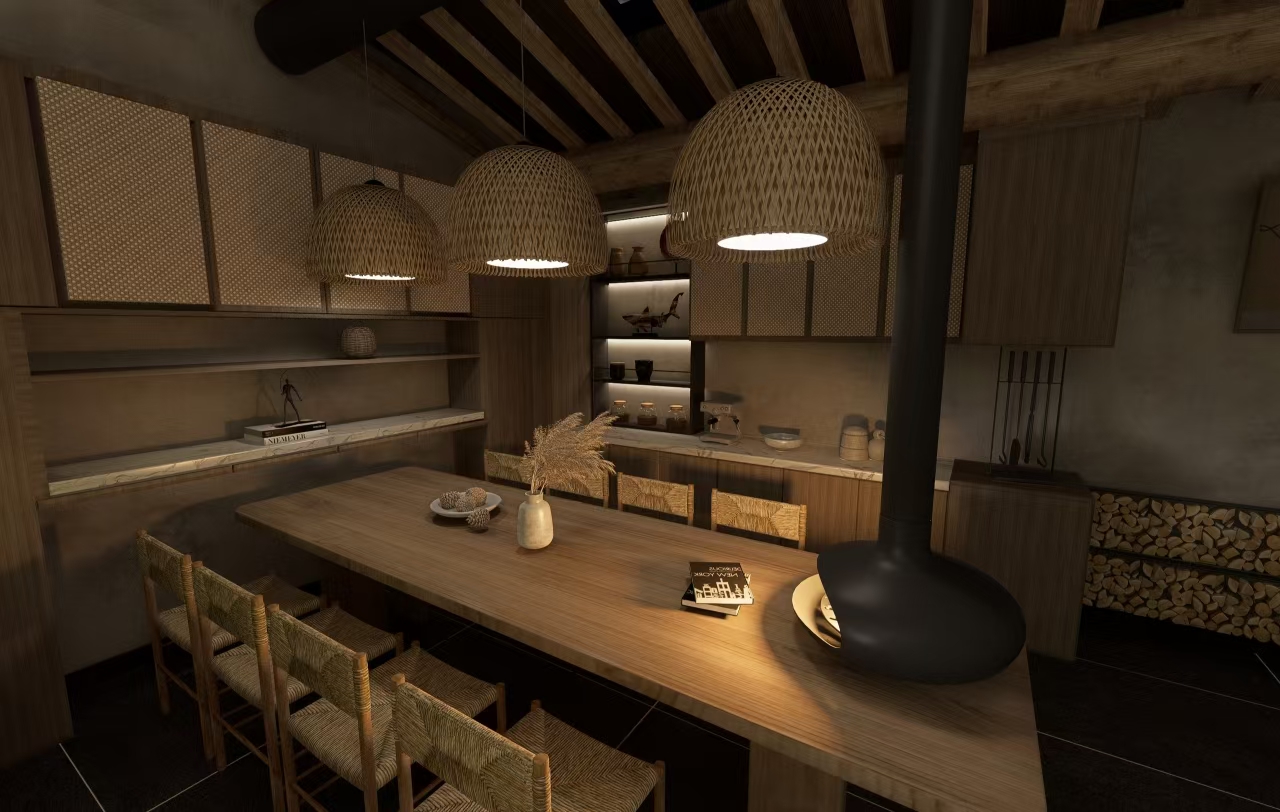 民宿旧房改造室内设计-10