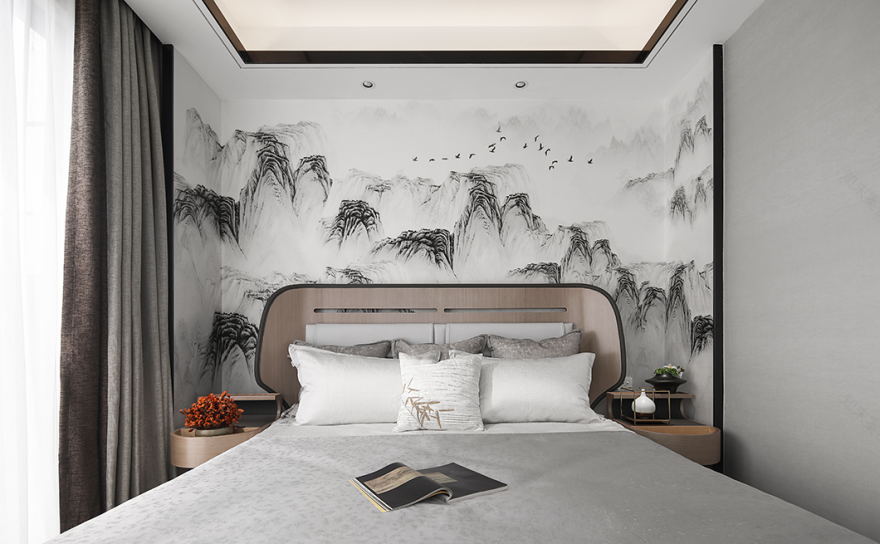 新中式美学,欧谷山语泉售楼处与样板房设计-44