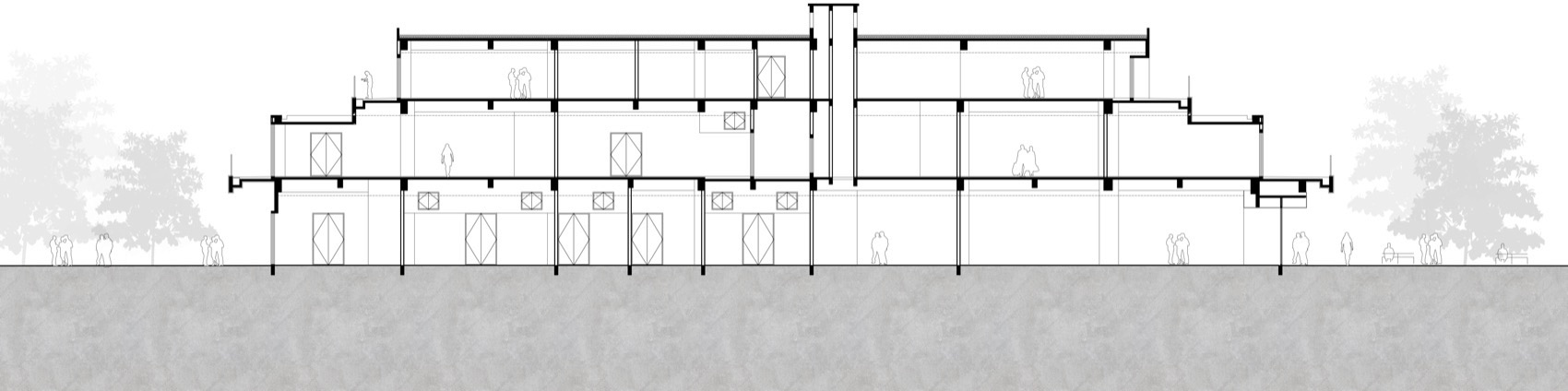 西安万科理想城北区小镇中心·池岛丨中国西安丨成都九十建筑设计有限公司-87