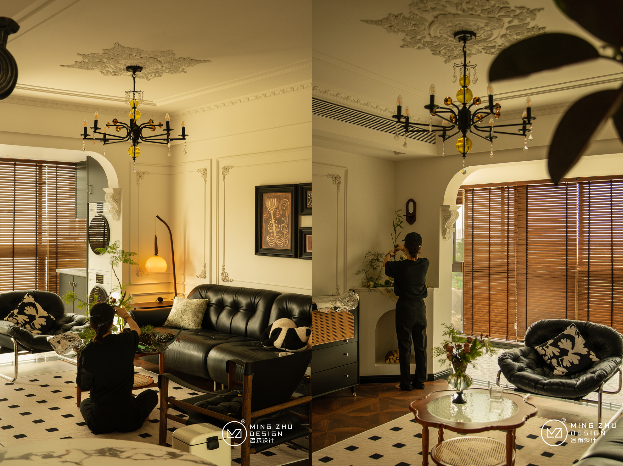 134㎡法式复古风丨中国自贡丨名筑设计-17