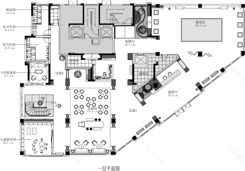 净水云端 | 优雅东方美学融入销售中心设计-90